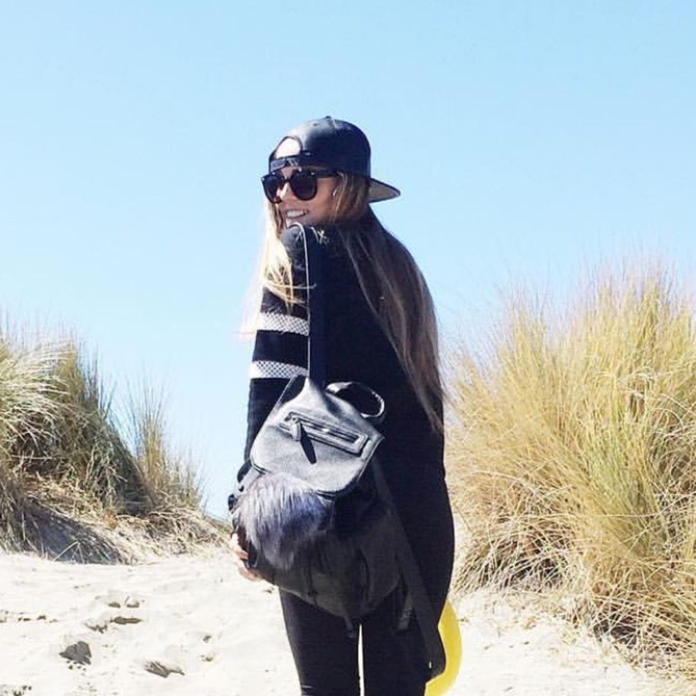 Topshop black backpack!